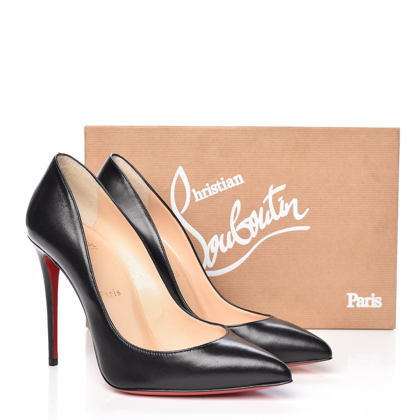 Shiny Nappa Pigalle Follies 100 Pumps 37.5 Black