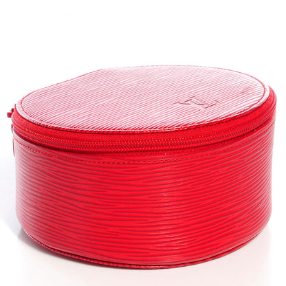 Louis Vuitton Epi Ecrin Bijoux 12cm Jewelry Box Case Rouge 4 of 7