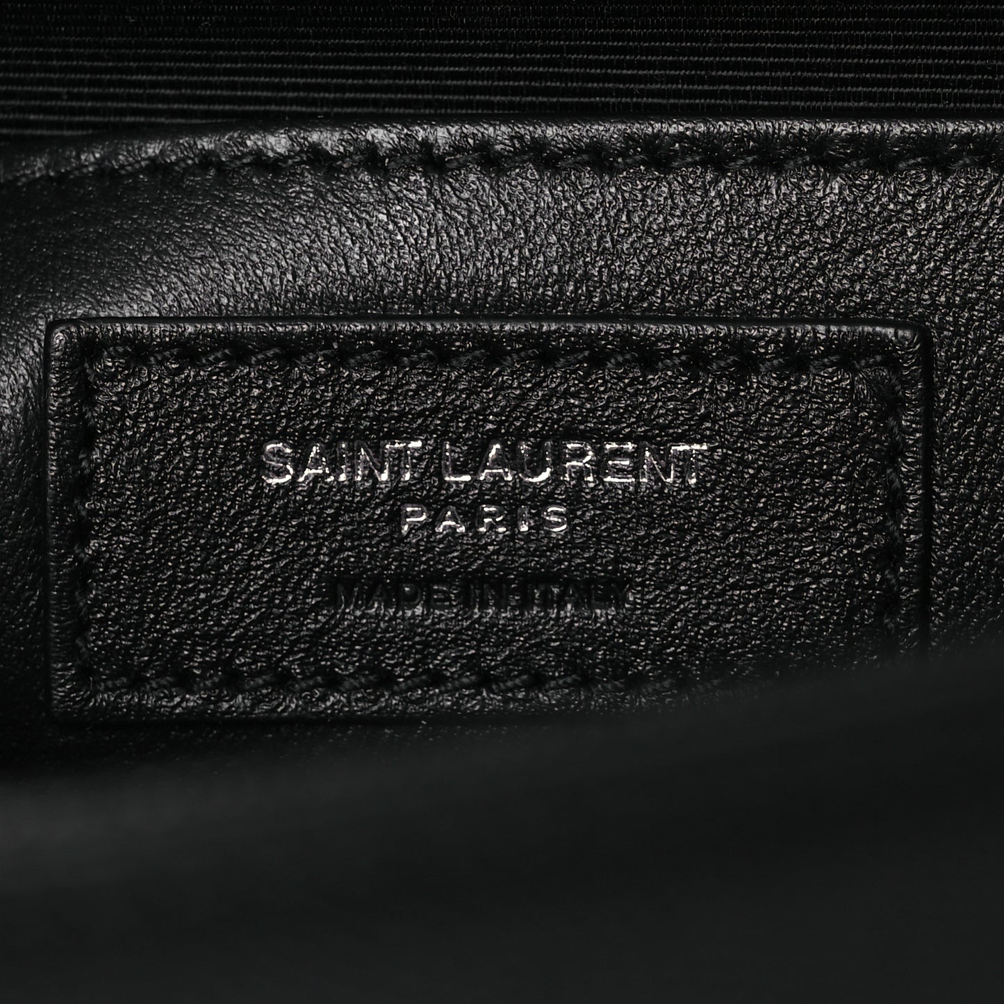 Grain De Poudre Medium Classic Monogram Kate Satchel Black
