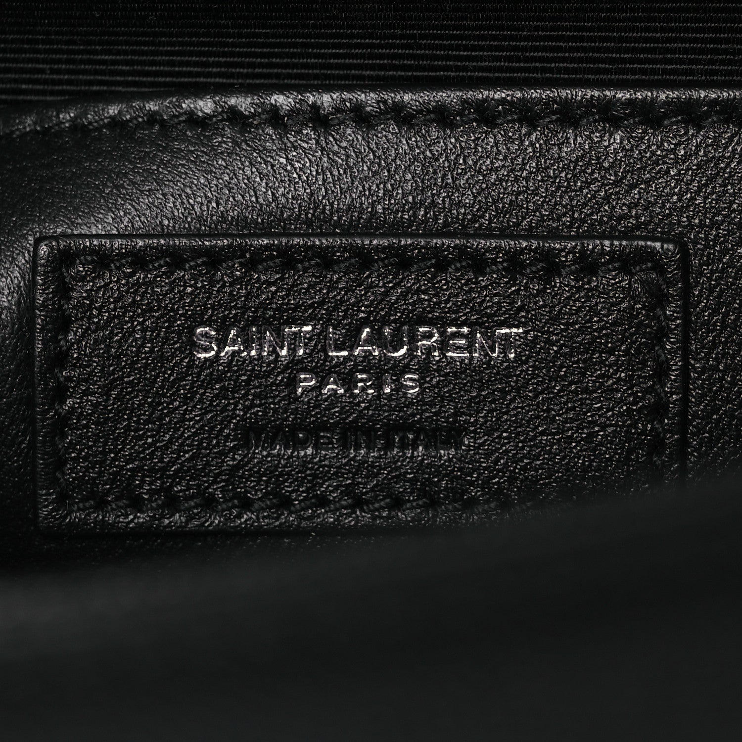 Saint Laurent Grain De Poudre Medium Classic Monogram Kate Satchel Black 6 of 12