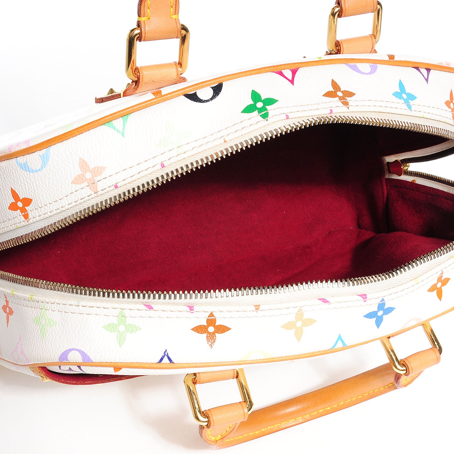 Monogram Multicolor Trouville White