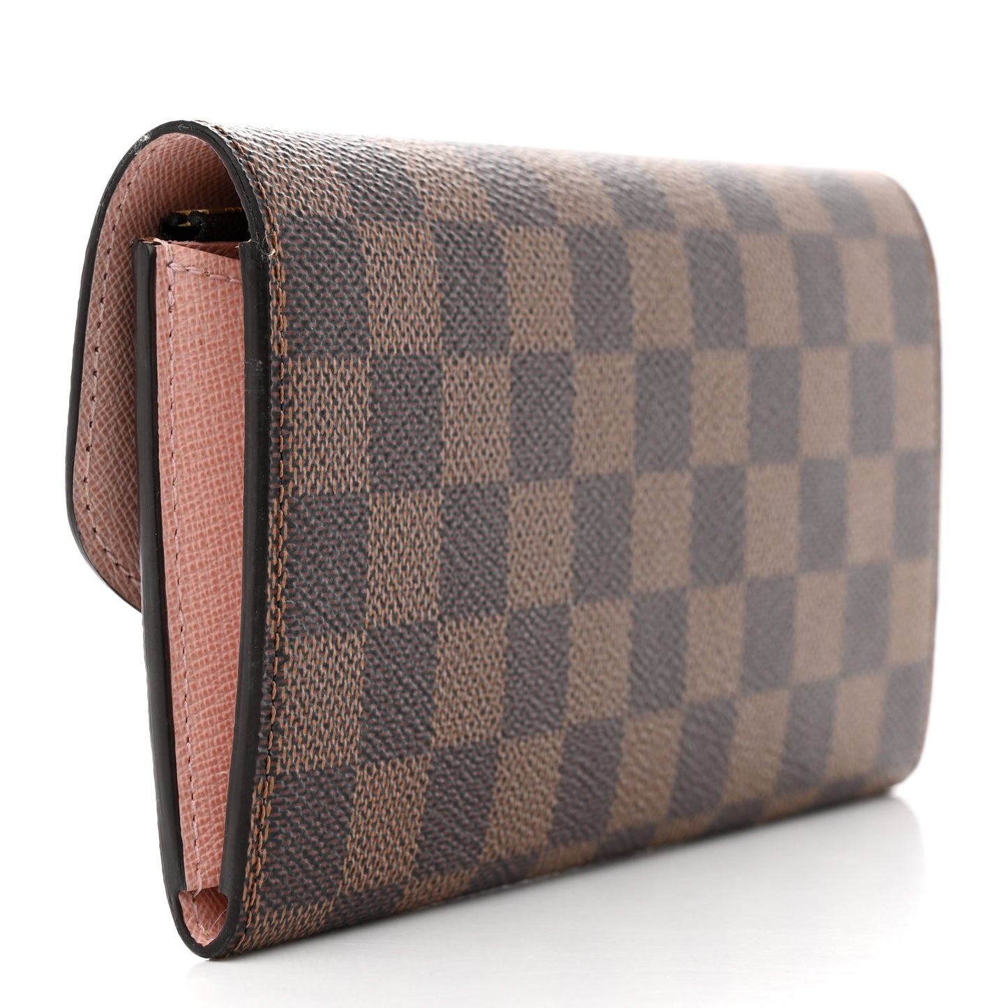 Damier Ebene Emilie Wallet Rose Ballerine