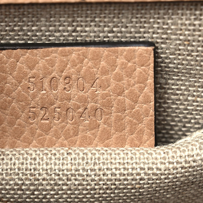 Gucci Dollar Calfskin Small Interlocking G Shoulder Bag Camelia 7 of 11
