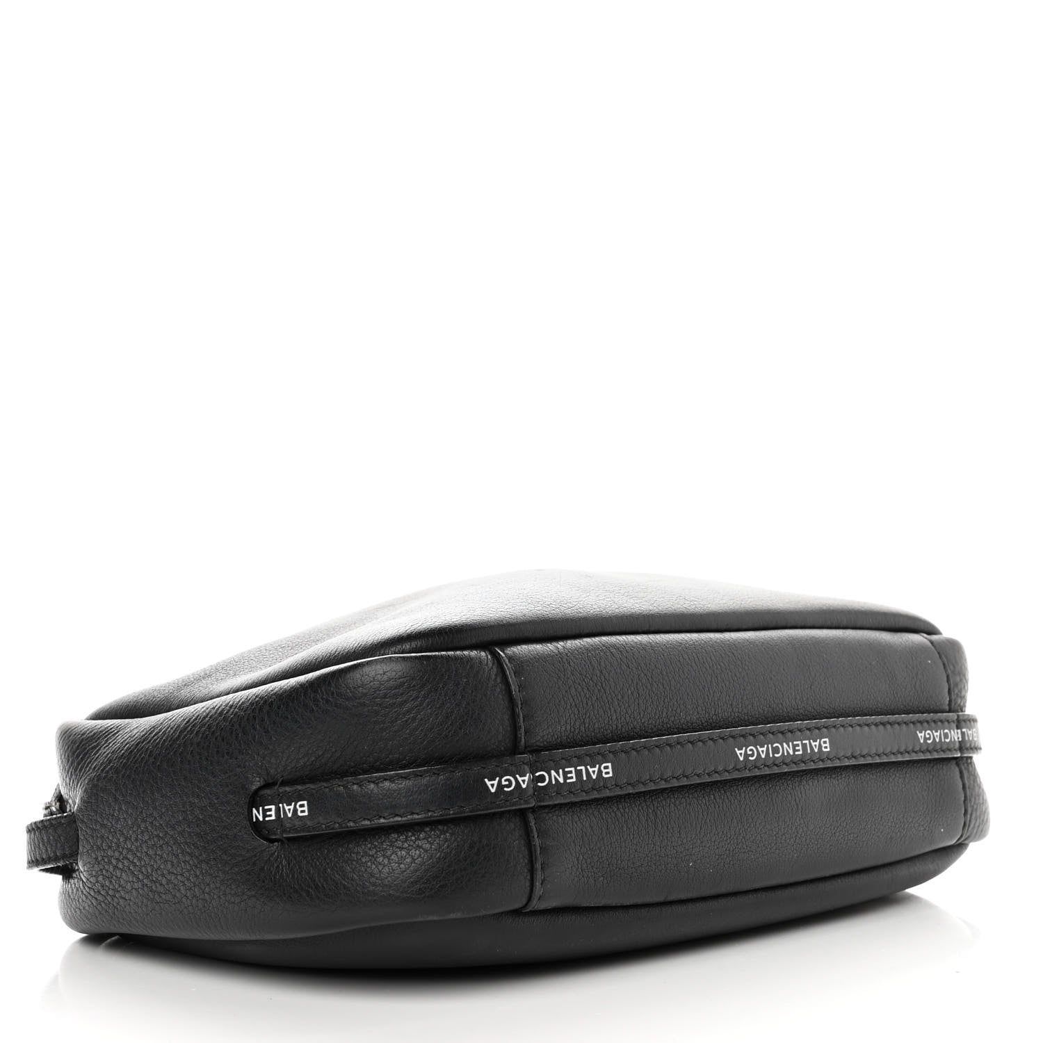 Balenciaga Calfskin Logo Strap S Everyday Camera Bag Black 4 of 12