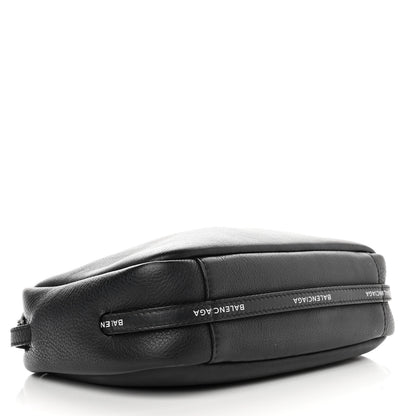 Balenciaga Calfskin Logo Strap S Everyday Camera Bag Black 4 of 12