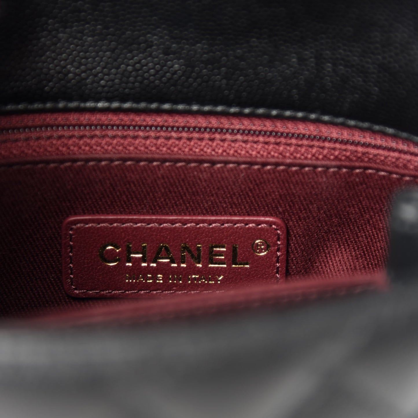 Caviar Quilted Extra Mini Coco Handle Flap Black