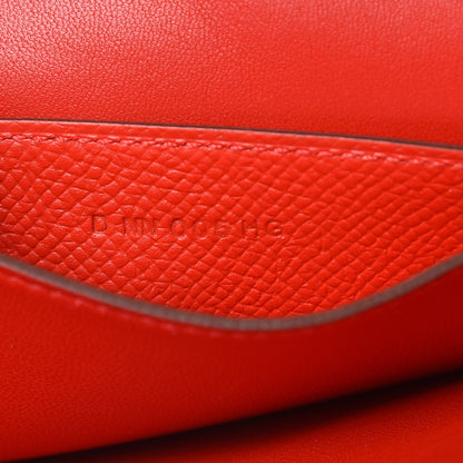 Hermes Epsom In-The-Loop-To-Go Pochette Multicolore Rouge de Coeur 7 of 8