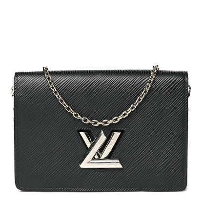 Louis Vuitton Epi Twist Belt Chain Wallet Black 1 of 9