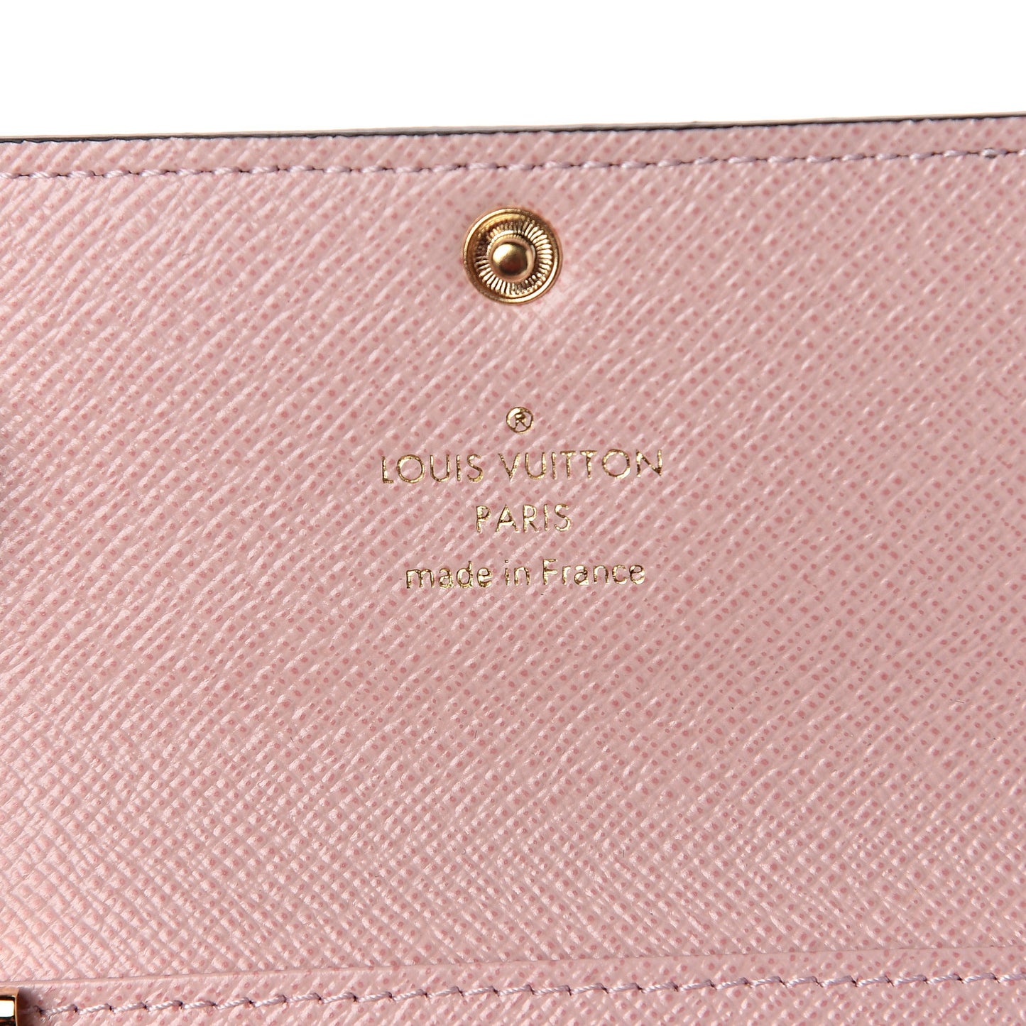 Damier Ebene Multicles 6 Key Holder Rose Ballerine