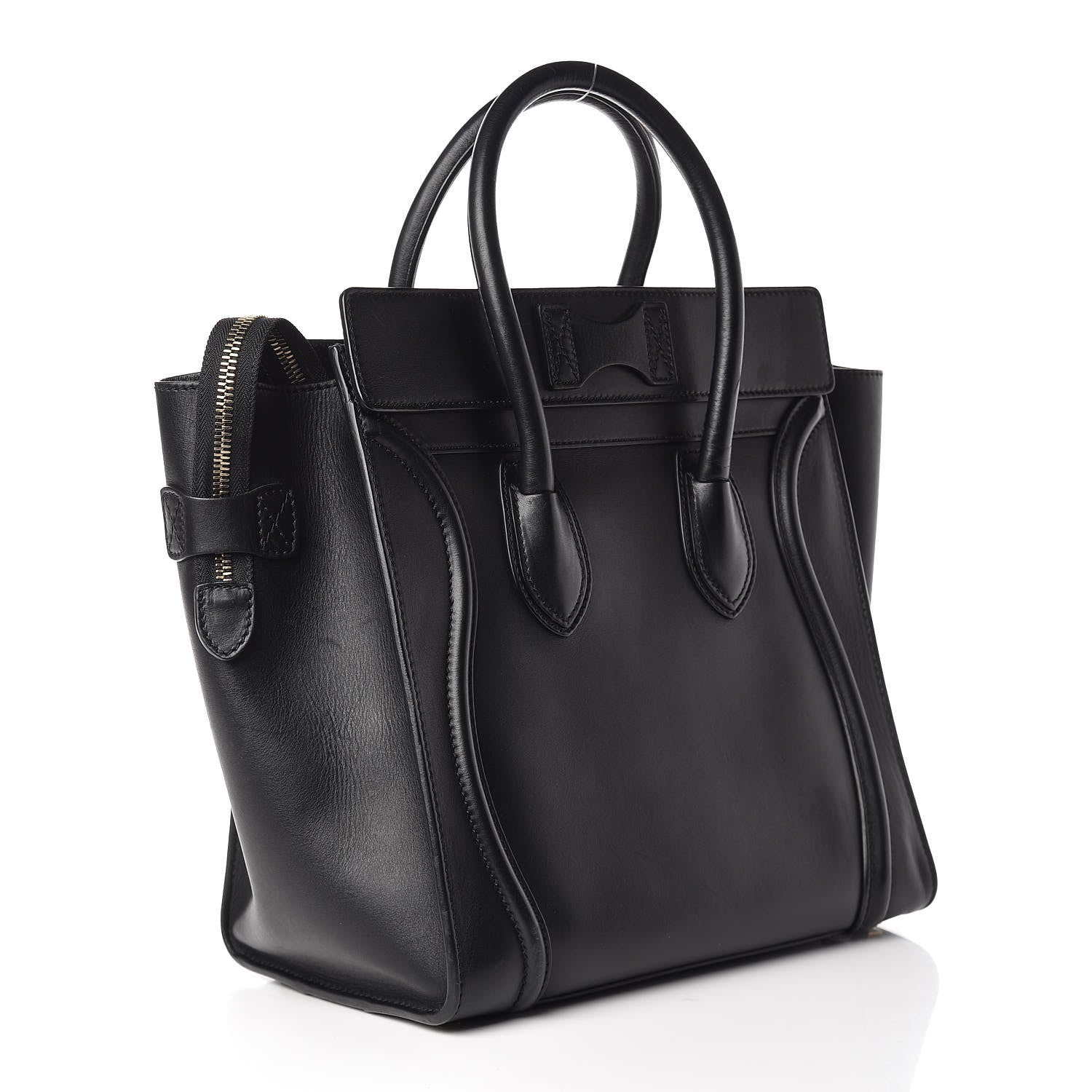 Celine Smooth Calfskin Mini Luggage Black 3 of 20