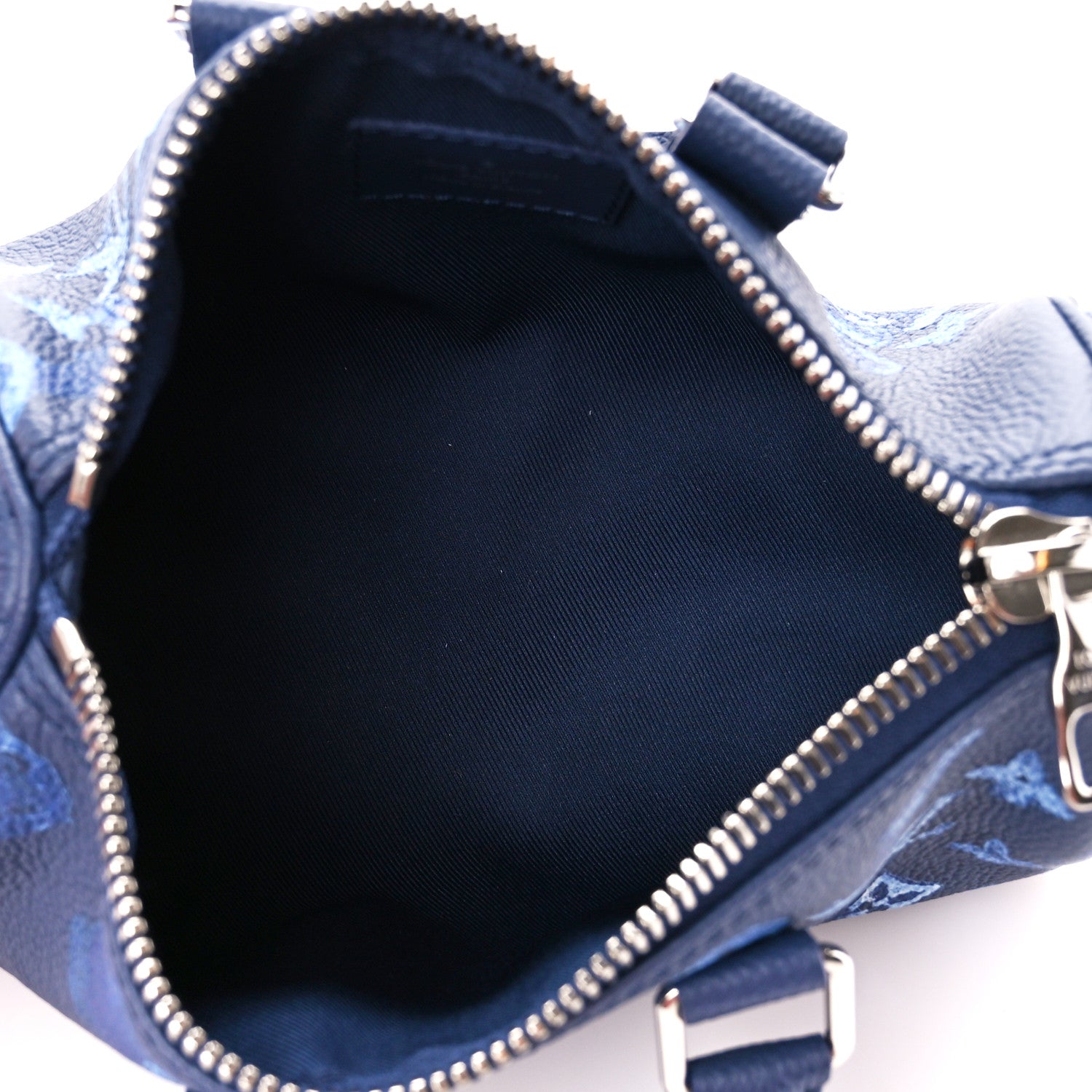 Louis Vuitton Monogram Ink Watercolor Keepall XS Blue 5 of 9