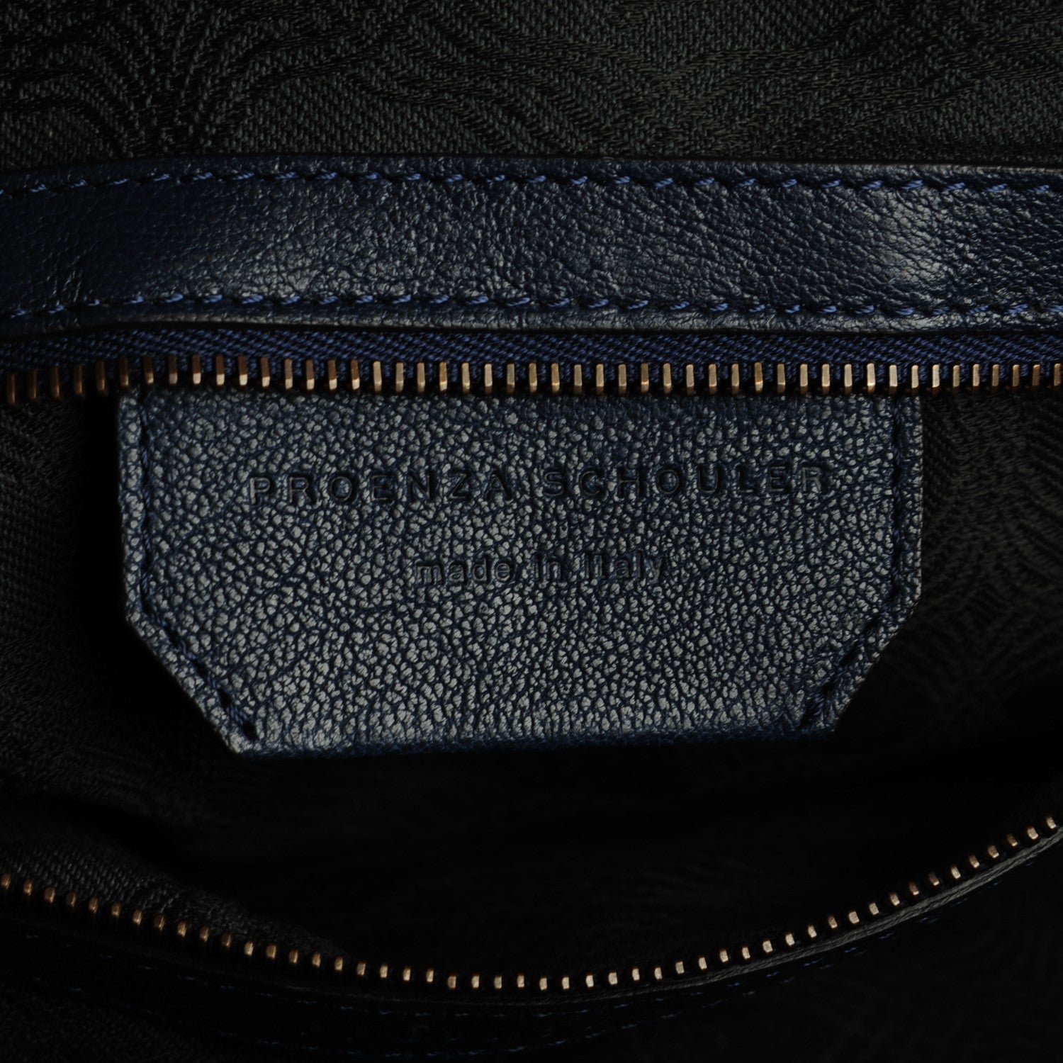 Proenza Schouler Lambskin PS1 Tote Midnight 9 of 11