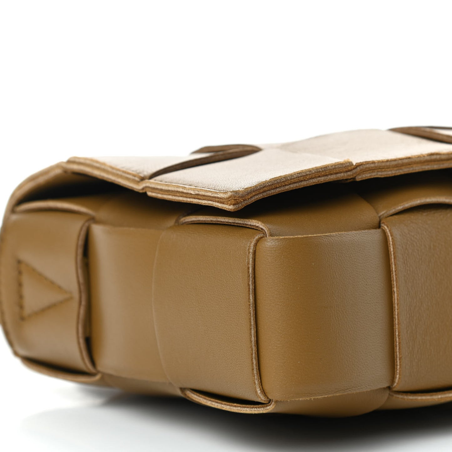 Nappa Maxi Intreccio Cassette Bag Acorn
