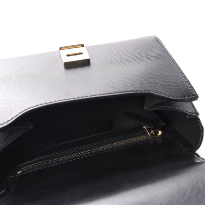Givenchy Textured Calfskin Mini Pandora Box Chain Crossbody Bag Black 5 of 10