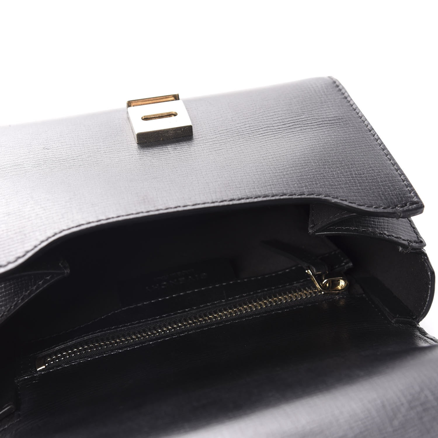 Givenchy Textured Calfskin Mini Pandora Box Chain Crossbody Bag Black 5 of 10
