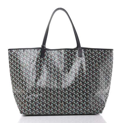 Goyard Goyardine Saint Louis Claire Voie GM Black Blue 2 of 12