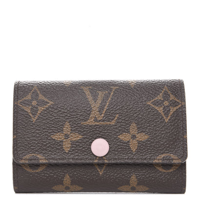 Louis Vuitton Monogram Multicles 6 Key Holder Rose Ballerine 1 of 9