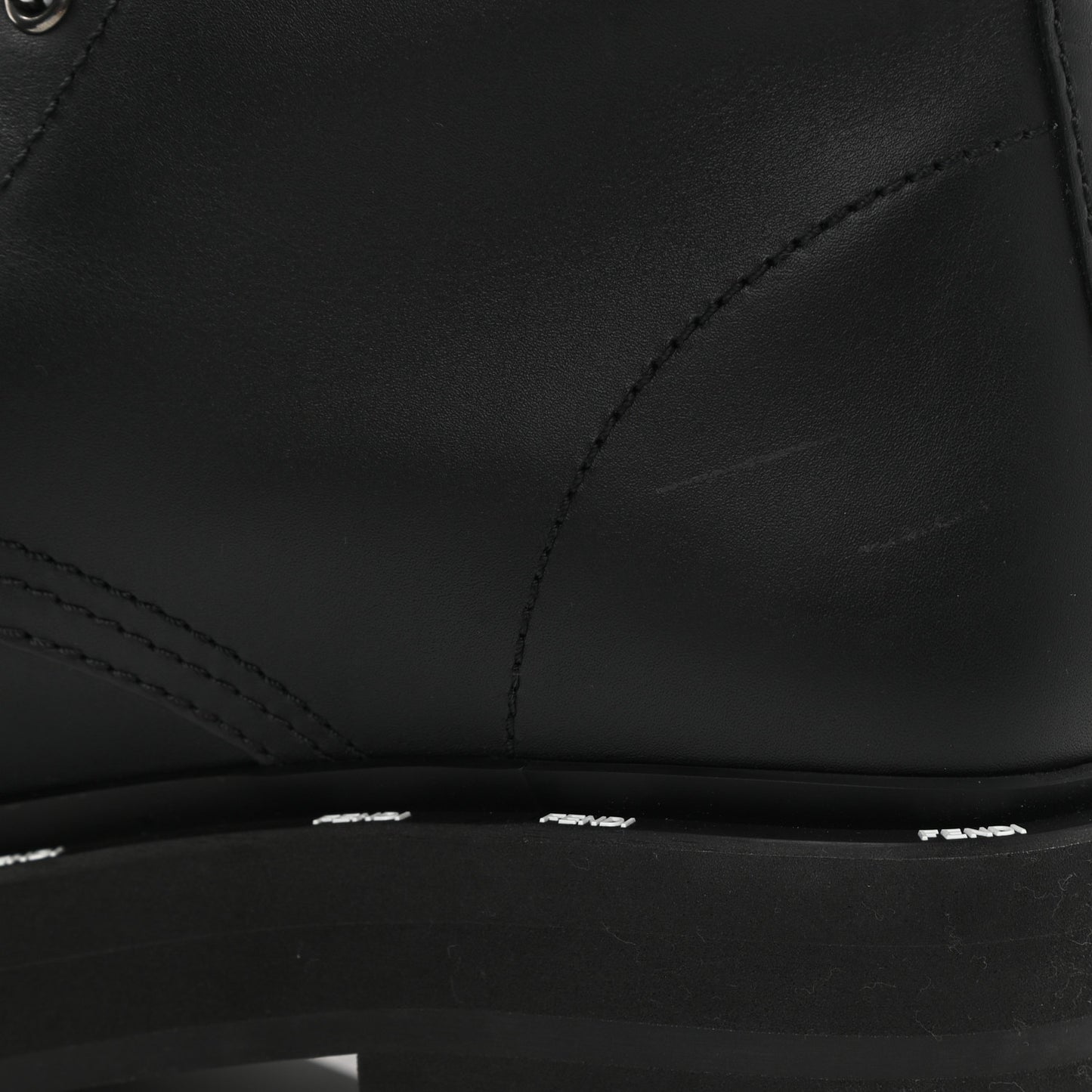 Calfskin FFreedom Platform Biker Boots 36.5 Black
