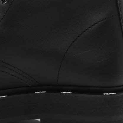Fendi Calfskin FFreedom Platform Biker Boots 36.5 Black 8 of 8