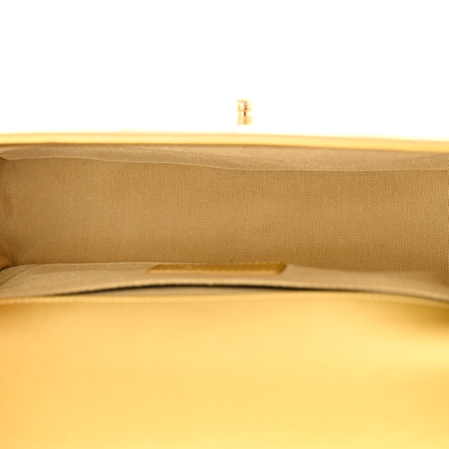 Chanel Metallic Calfskin Crocodile Embossed Graffiti Medium Cocodile Boy Flap Gold 5 of 11