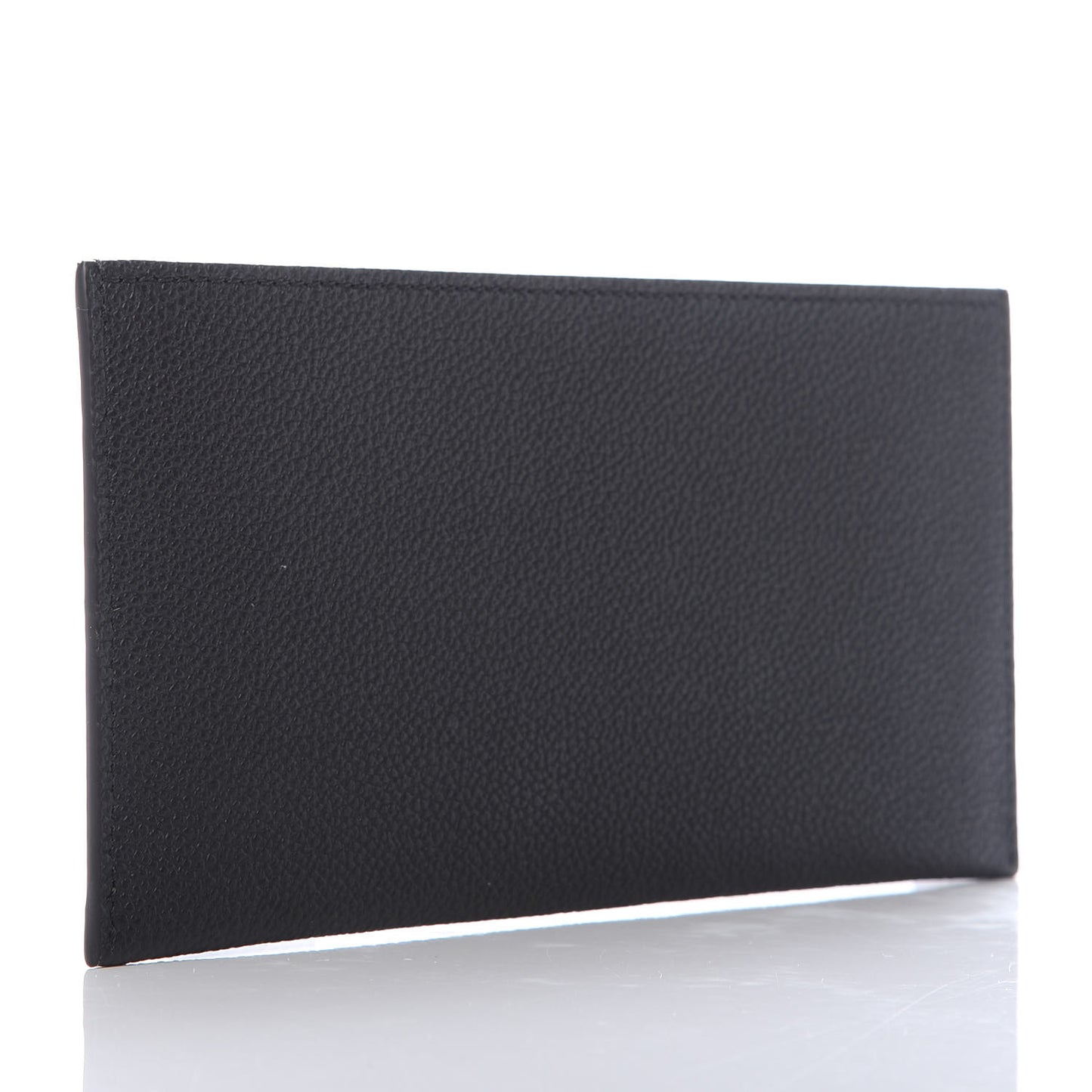 Calfskin Felicie Chain Wallet Card Holder Insert Black