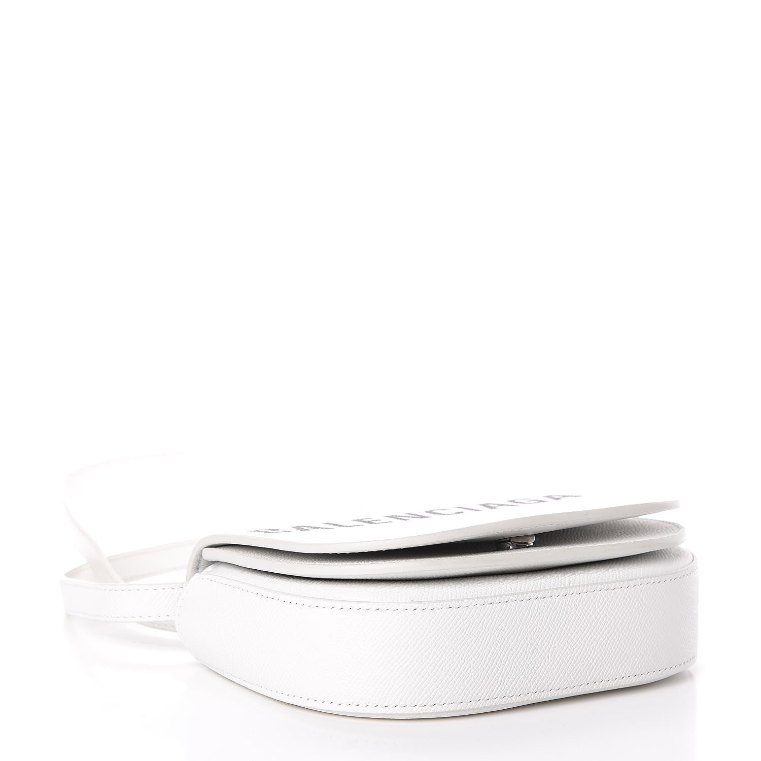 Balenciaga Grained Calfskin Logo Print Ville Day Bag XS White 4 of 18