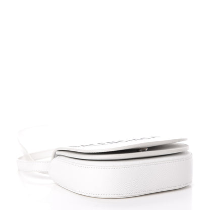 Balenciaga Grained Calfskin Logo Print Ville Day Bag XS White 4 of 18