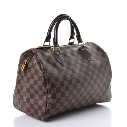 Louis Vuitton Damier Ebene Speedy 30 3 of 8