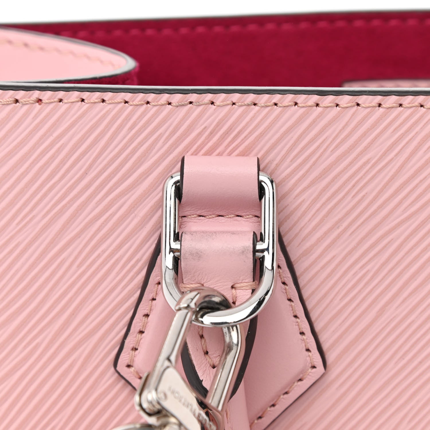 Louis Vuitton Epi Sac Plat PM Rose Ballerine 11 of 11