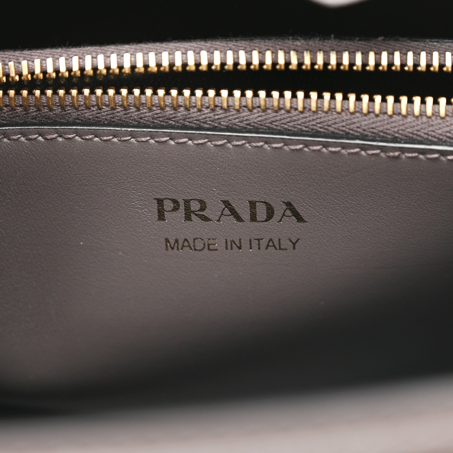Prada Saffiano Cuir Matinee Tote Fumo Black 6 of 13