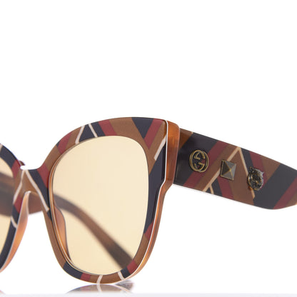 Gucci Acetate Square Frame Sunglasses GG0059S Multicolor 7 of 8