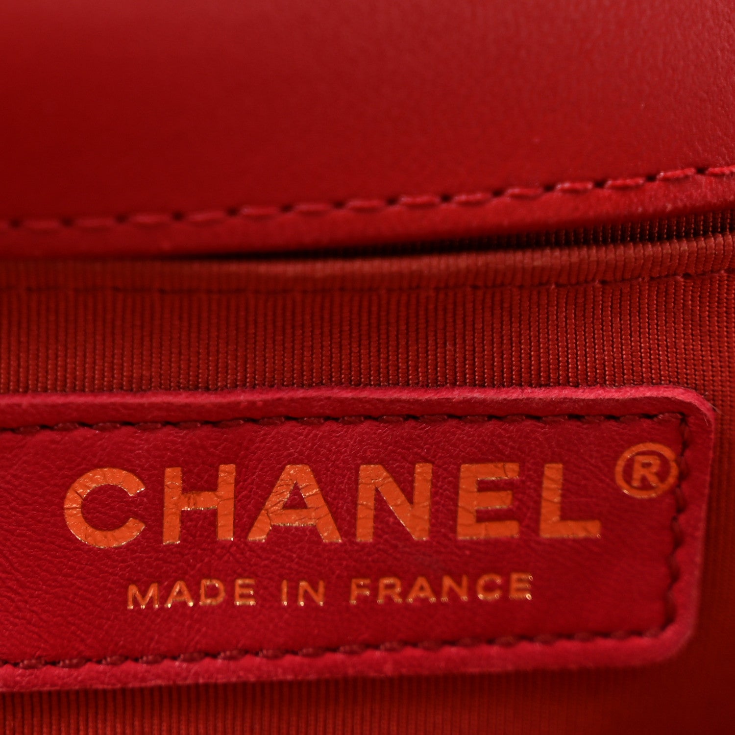 Chanel Calfskin Quilted Medium Boy Flap Red 6 of 13
