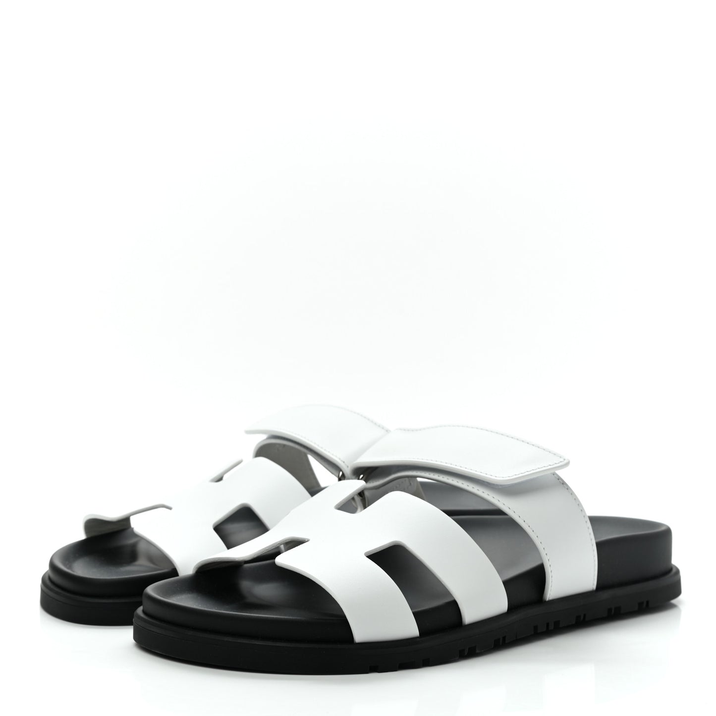Calfskin Womens Chypre Sandals 37 White