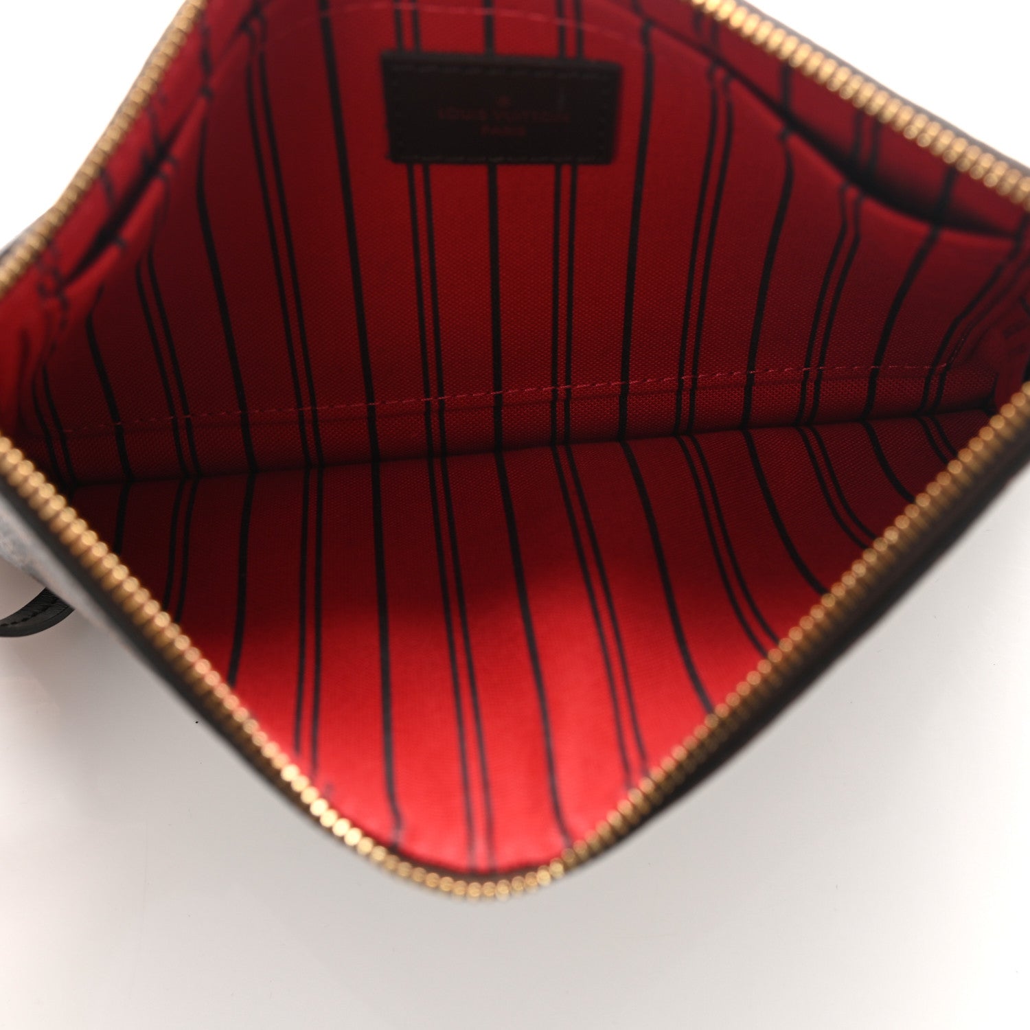 Louis Vuitton Damier Ebene Neverfull MM GM Pochette 5 of 9