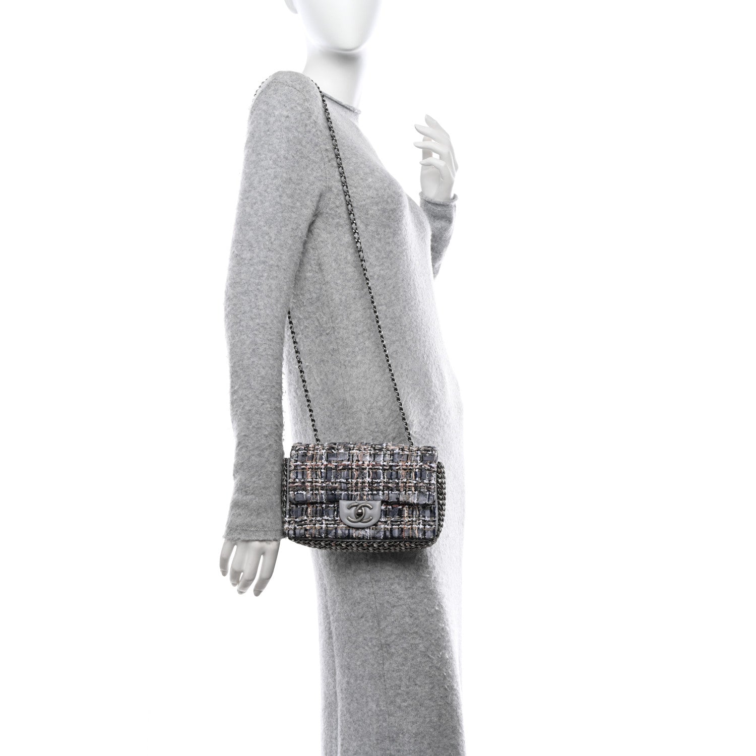 Chanel Quilted Mini River of Pearls Flap Bag 2 of 11