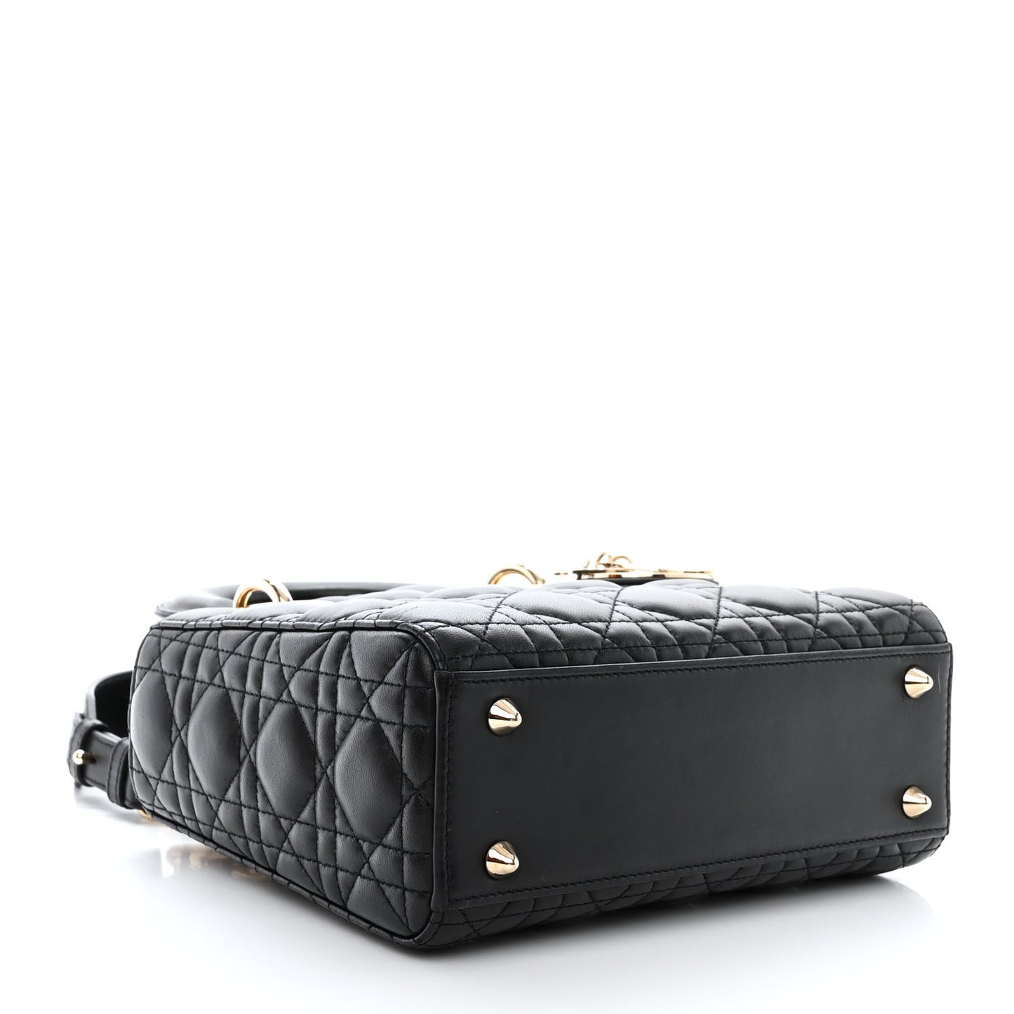 Lambskin Cannage Small My ABCDior Lady Dior Black