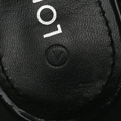Louis Vuitton Patent Fame Platform Sandals 38 Black 9 of 9