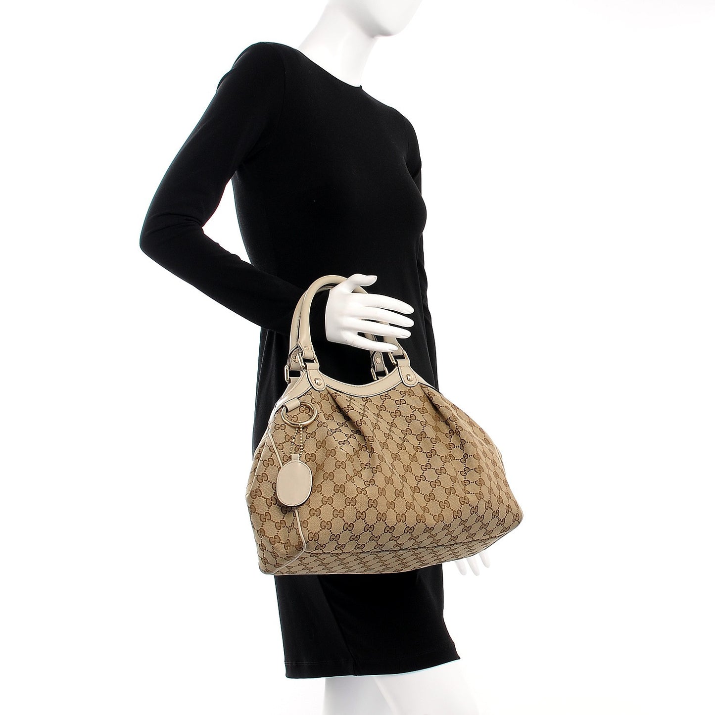 Monogram Medium Sukey Tote Off White
