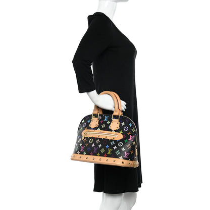 Louis Vuitton LOUIS VUITTON Monogram Multicolor Alma Black 3 of 11