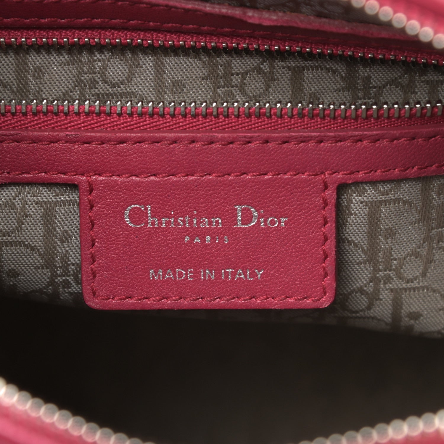 Christian Dior Lambskin Cannage Large Lady Dior Pink 6 of 14