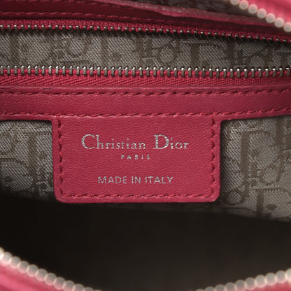 Christian Dior Lambskin Cannage Large Lady Dior Pink 6 of 14