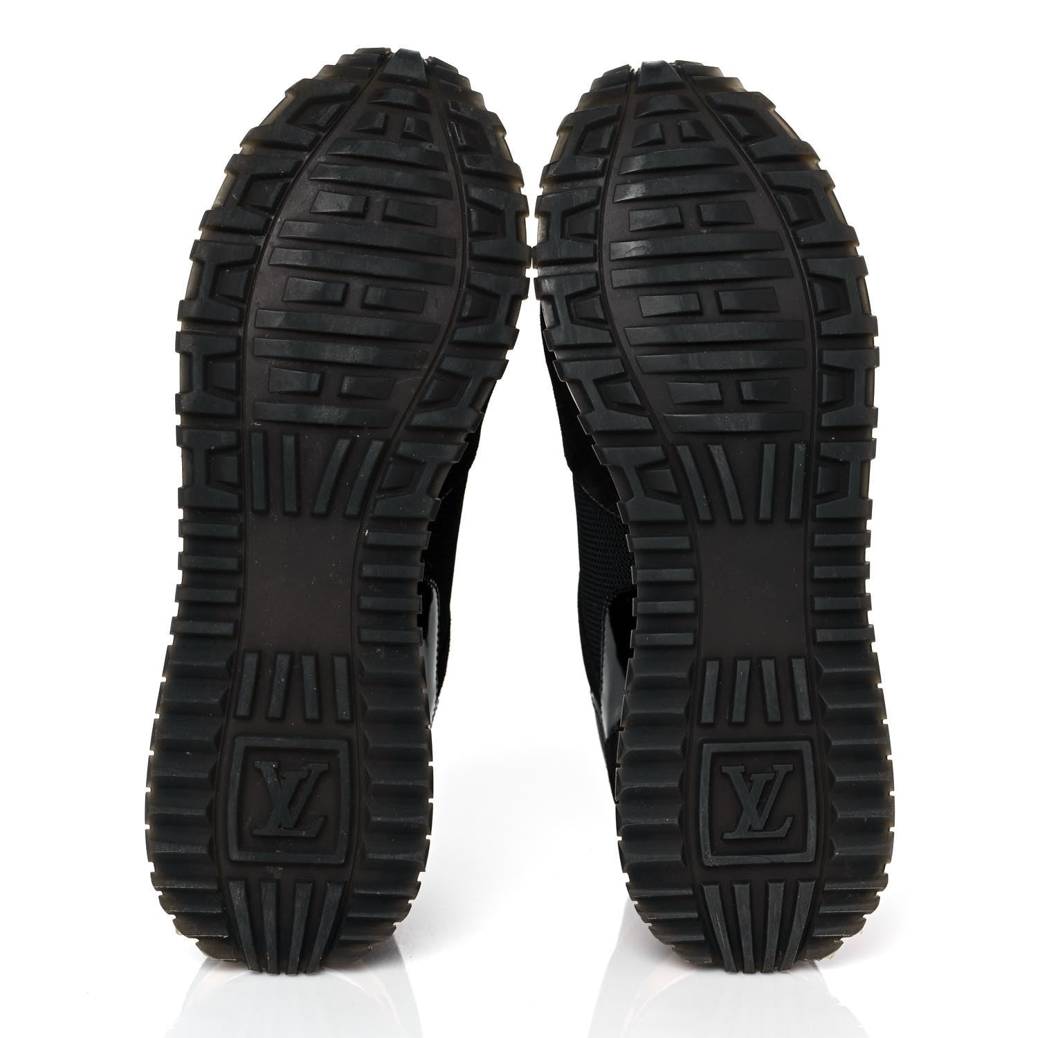 Louis Vuitton Suede Monogram Run Away Sneakers 36 Black 6 of 10