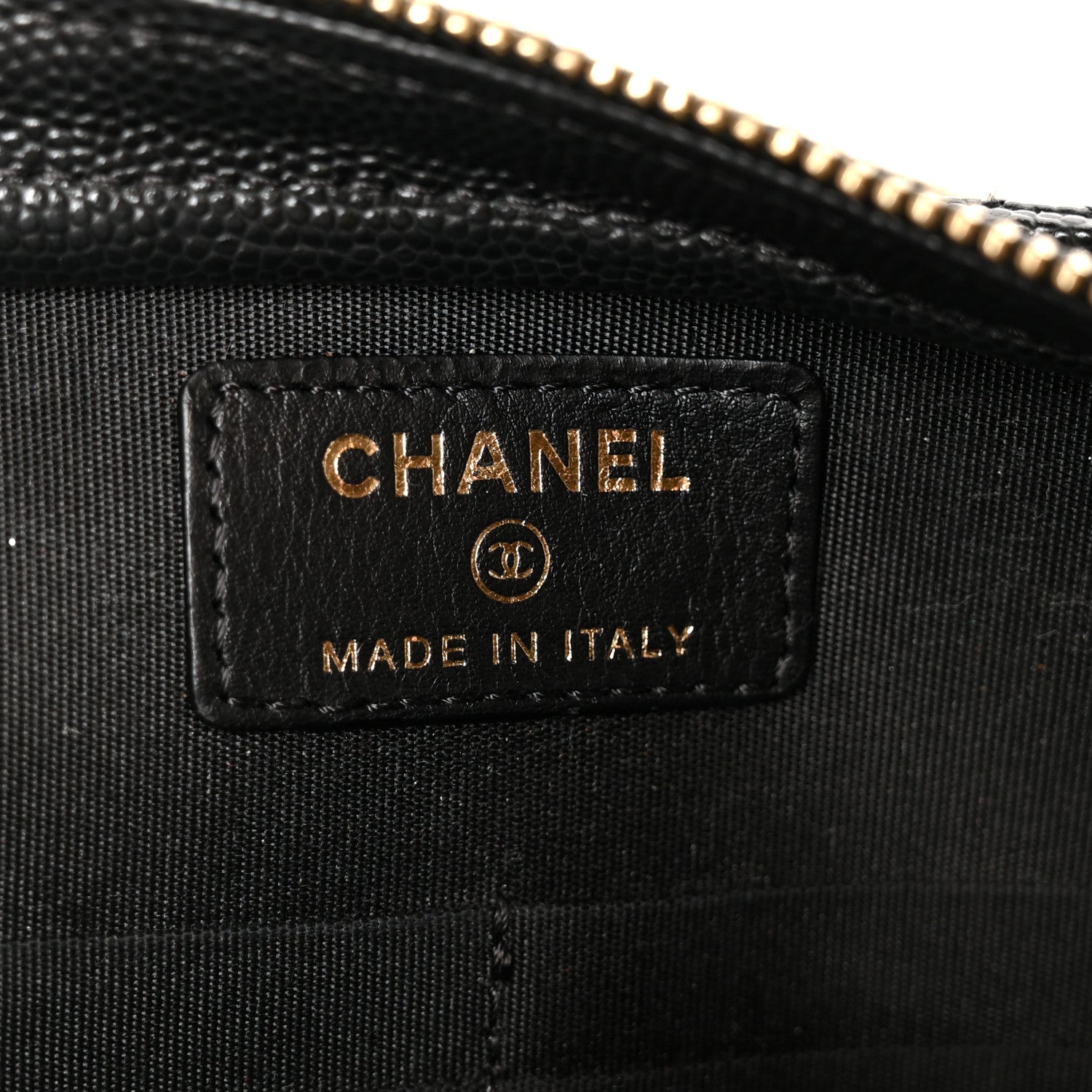 Chanel Caviar Quilted In & Out Chain Wallet Black 6 of 10