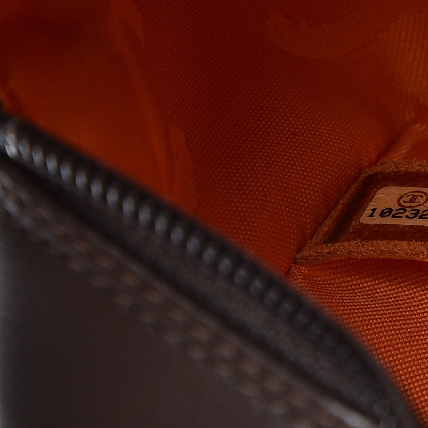 Calfskin Quilted Small Cambon Bowler Dark Brown