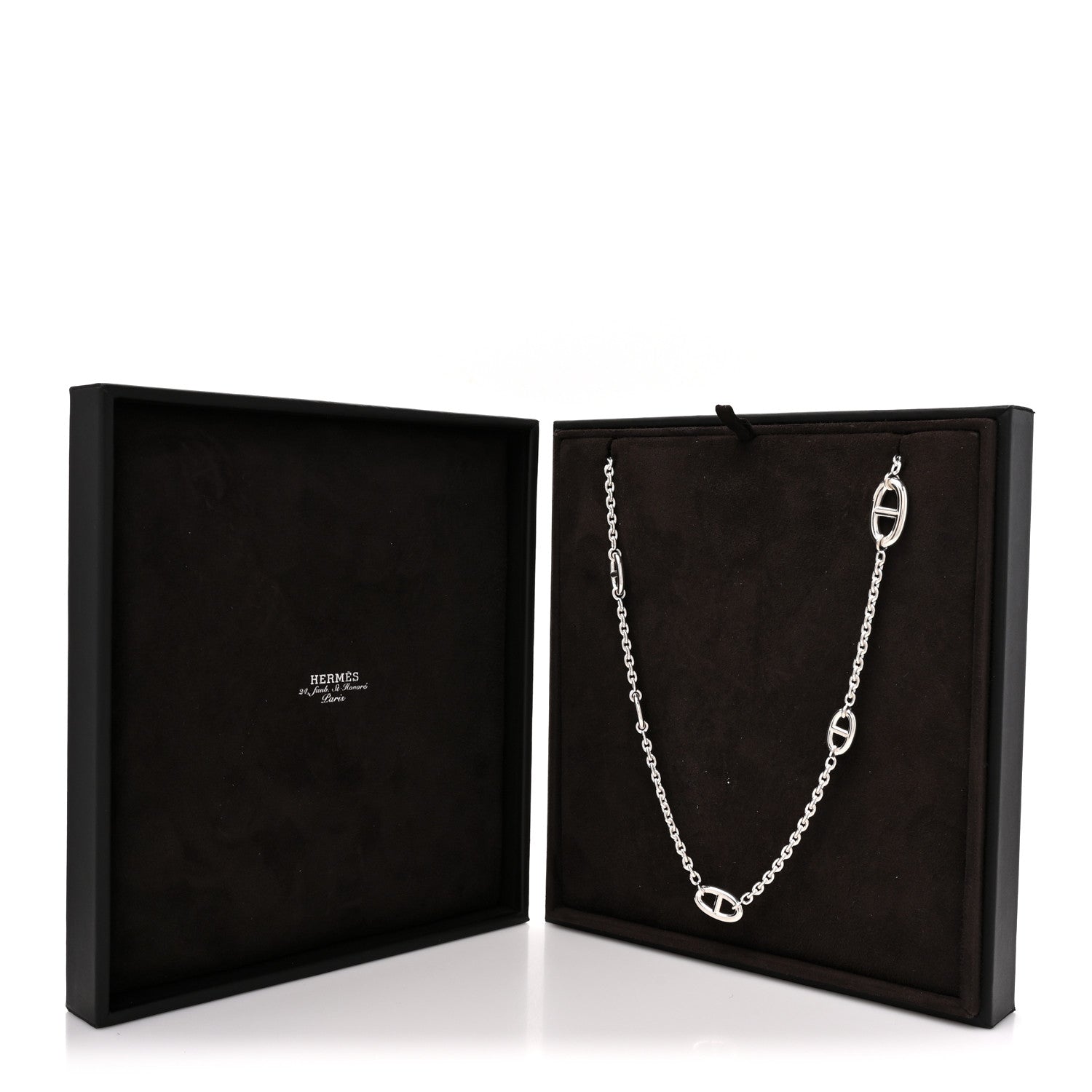 Hermes Sterling Silver Farandole Necklace 120 6 of 6