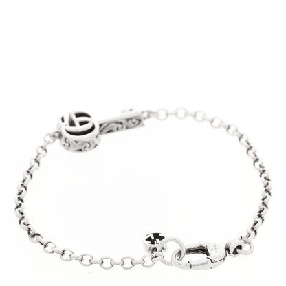 Gucci Sterling Silver Double G Key Bracelet 2 of 4