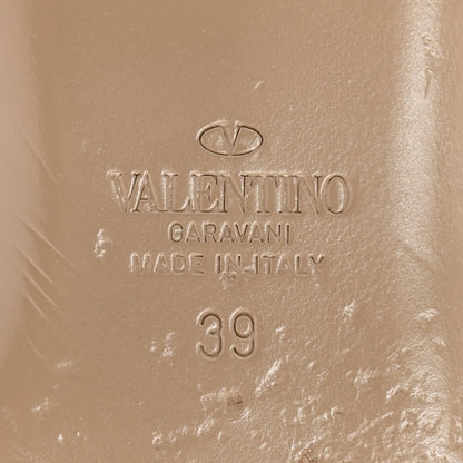 Valentino Garavani Pebbled Calfskin Rockstud Slingback Flats 39 Rose Quartz 6 of 11