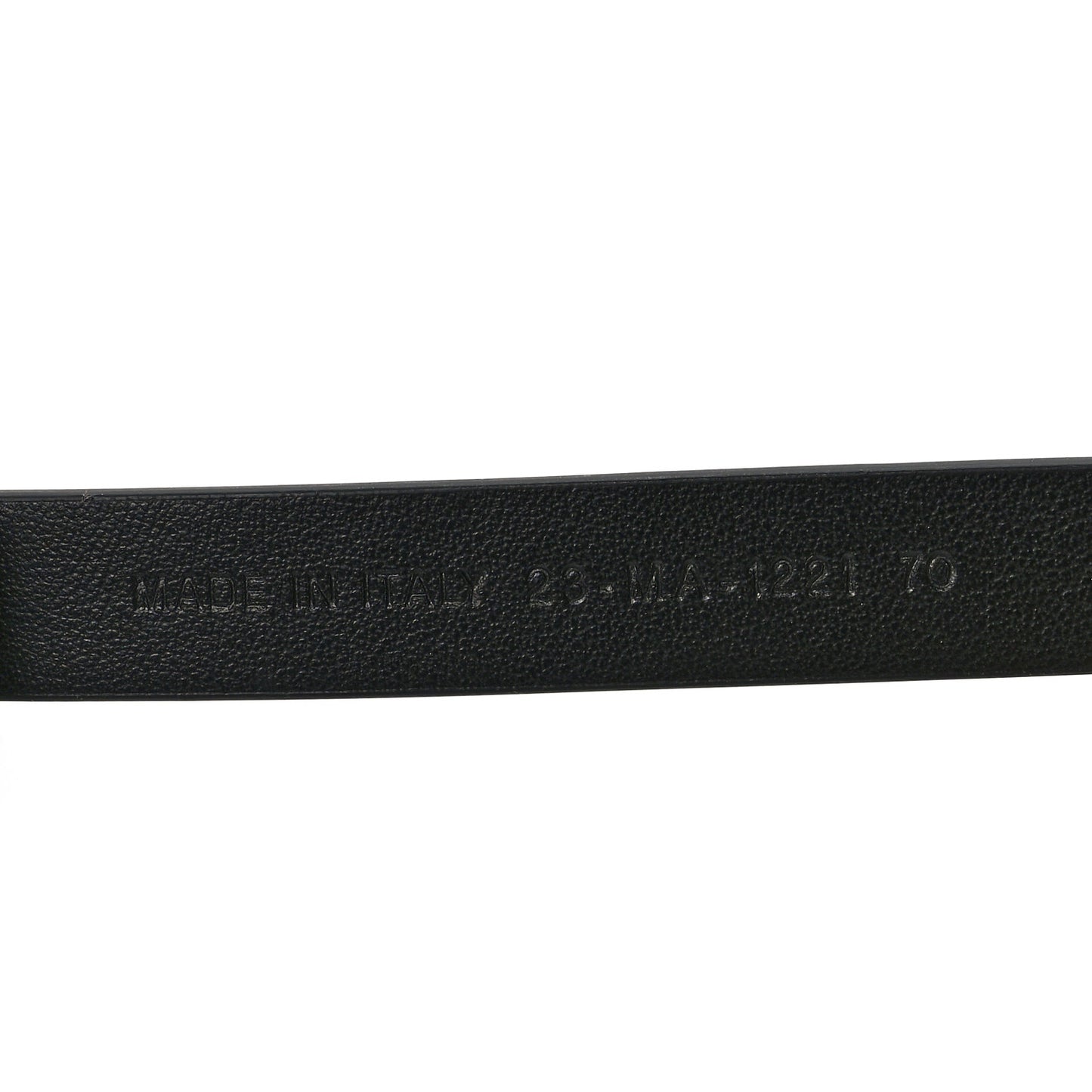 Calfskin Chain Belt 70 Black