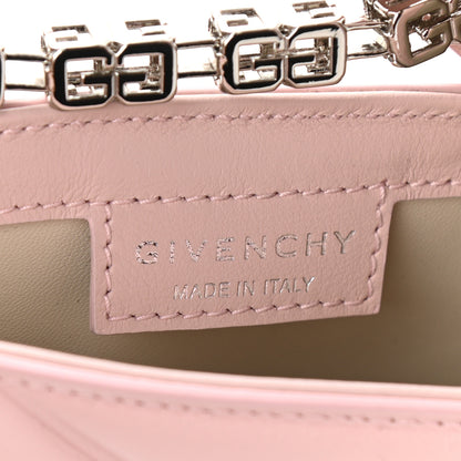 Givenchy Lambskin Padded Mini Cut Out Shoulder Bag Blush Pink 5 of 9