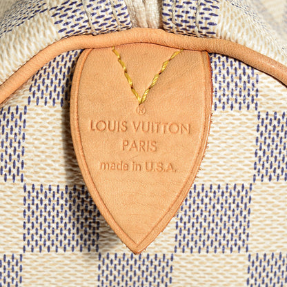 Louis Vuitton Damier Azur Speedy 30 6 of 7